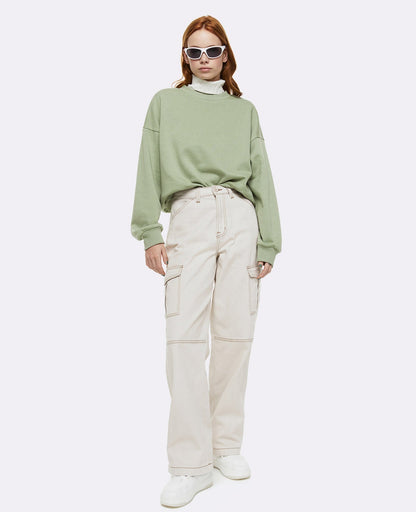 Solid Cargo Pant