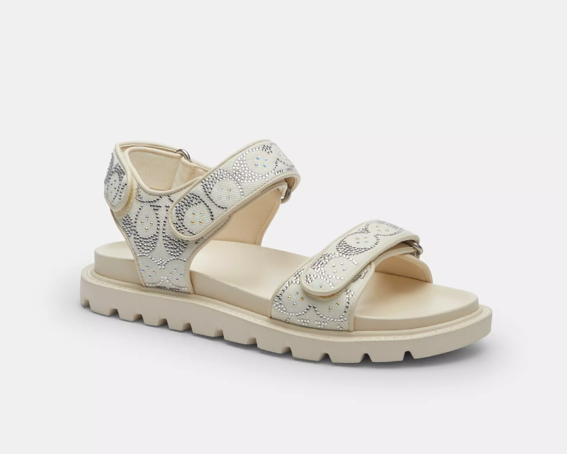 Brynn Sandal In Crystal Signature