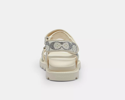 Brynn Sandal In Crystal Signature