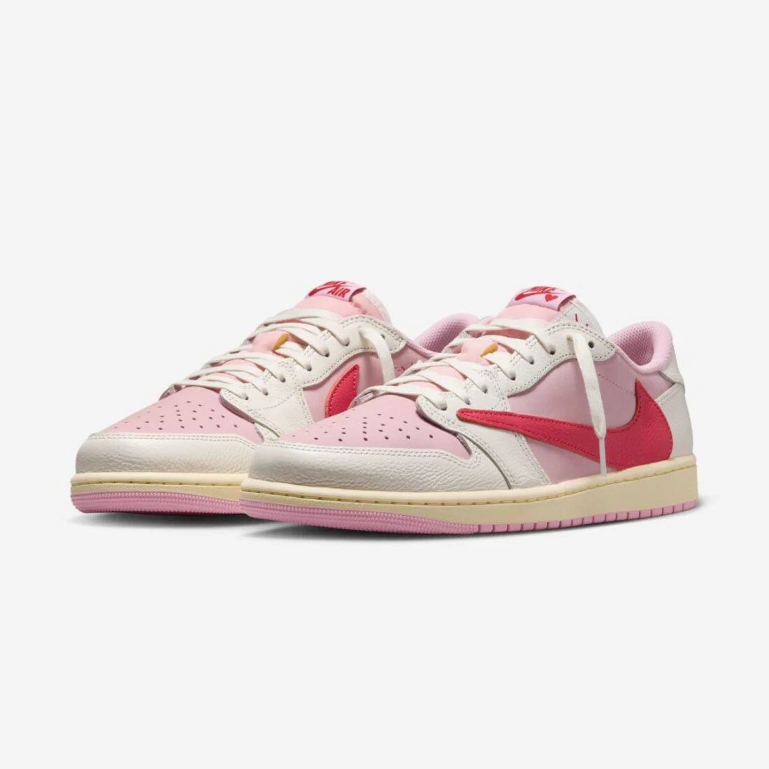 Air Jordan 1 Retro Low OG SP Travis Scott "Sail Tropical Pink"